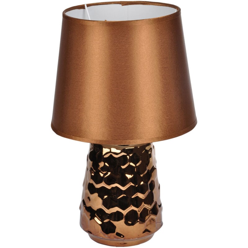 Lampe effet martele cuivre