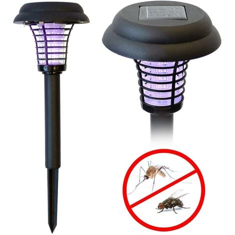 Lampe Anti Moustique Mouche électrique Destructeur Insecte Volant 4 Led Uv  Blanc - Yonis YONIS