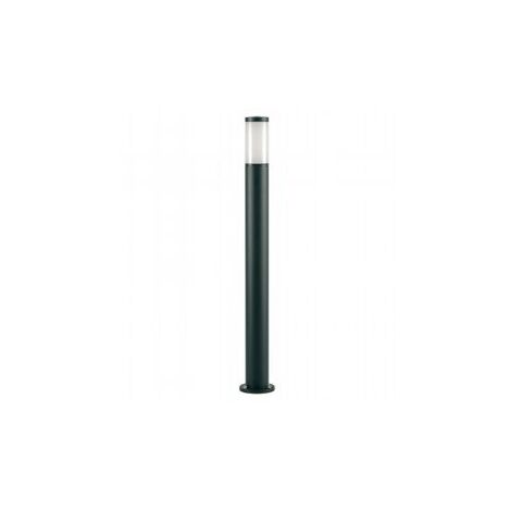 Lampe en Aluminium Moulé sous Pression avec Diffuseur Opalin - Hauteur 180mm, Diamètre 60mm - IP43, 25W Noir