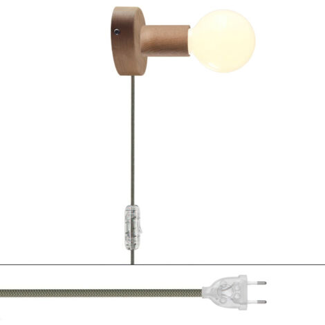 Lampe en bois