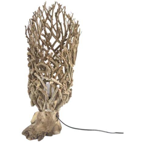 Lampe en bois de pin thé, design moderne pour éclairer votre maison, style élégant et fonctionnalité unique.