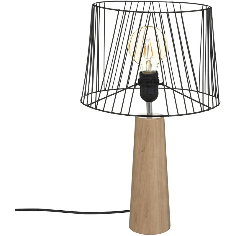 Lampe droite esprit contemporain Noir 46 cm - Noir