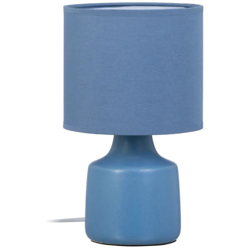 Ixia - Lampe en céramique bleue