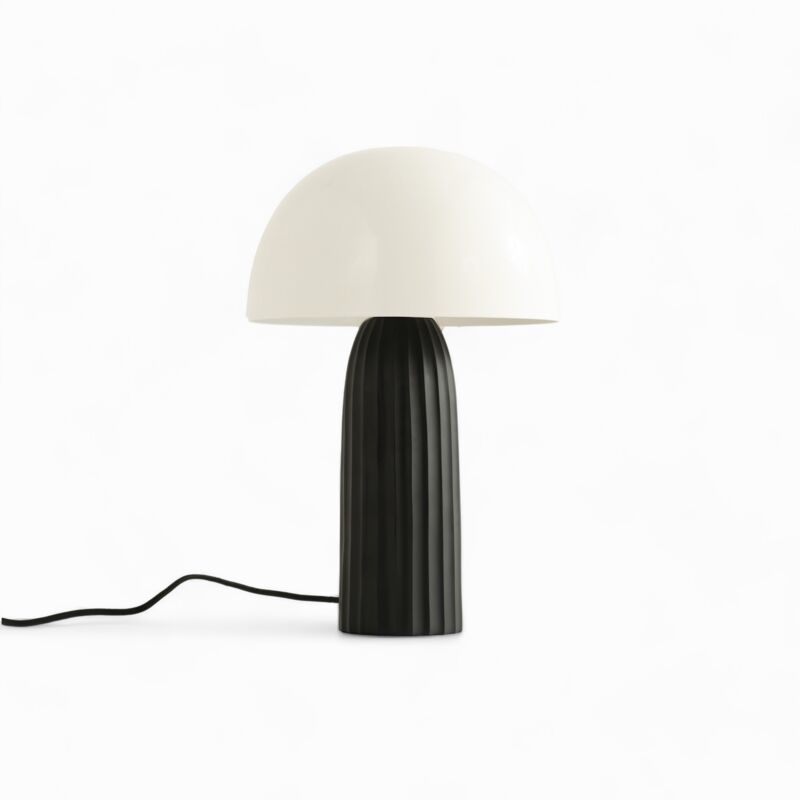 Lampe en métal blanche et noire - JOY Lampe en métal blanche et noire - JOY