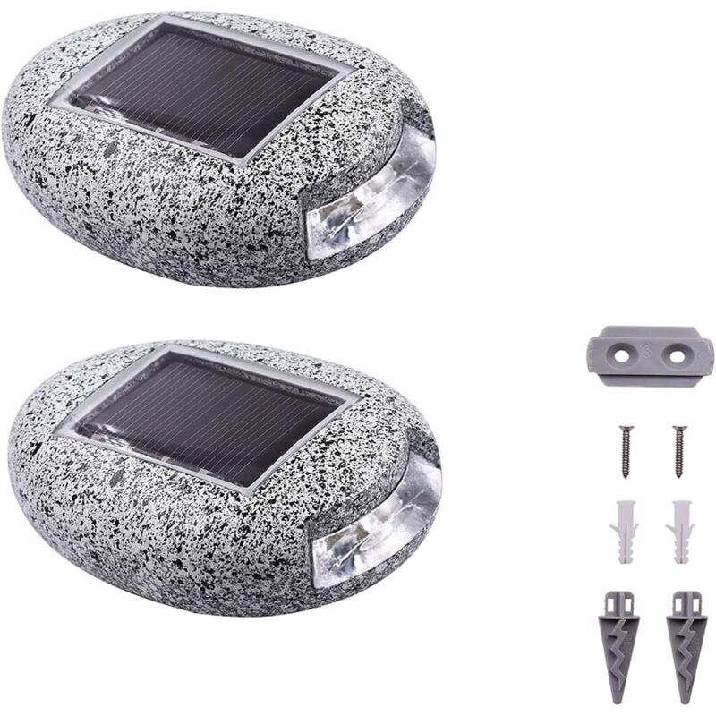 Lampe en pierre de Simulation solaire projecteur décoratif de pelouse de jardin extérieur réverbère solaire étanche pour les cours de trottoirs de