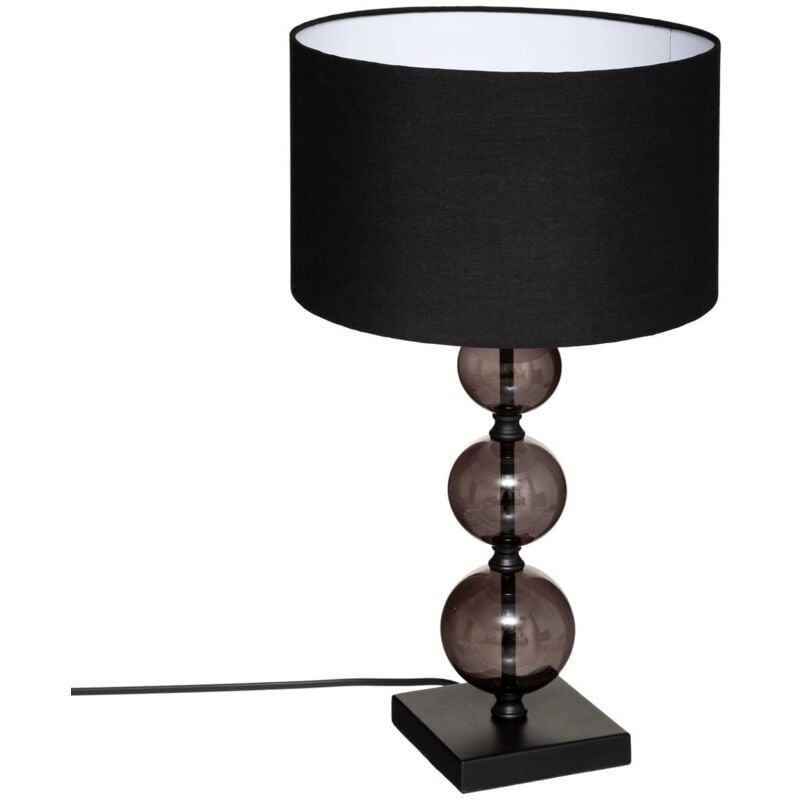 Atmosphera - Lampe Alma métal noir H52cm créateur d'intérieur