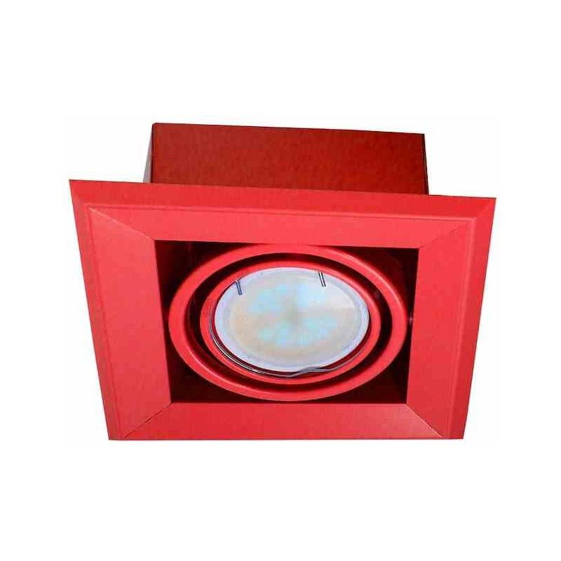 LAMPE ENCASTRÉE BLOCCO ROUGE 1x7W GU10 LED