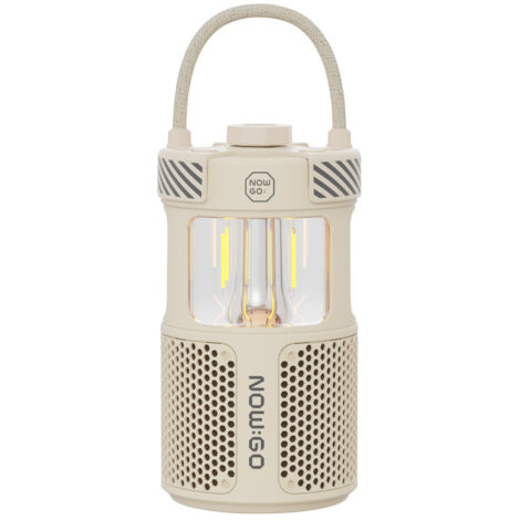 Lampe / Enceinte De Camping Rechargeable Follow Light F1 Sable - Now:go