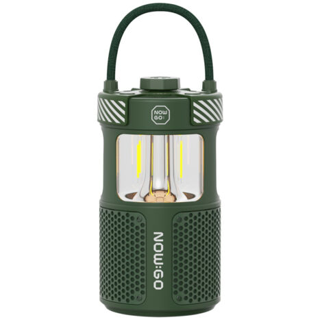 Lampe / Enceinte De Camping Rechargeable Follow Light F1 Verte - Now:go