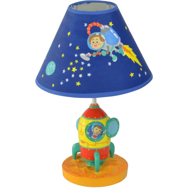 Lampe enfant Outer Space chevet bureau veilleuse chambre bébé garçon TD-12335AE - Bleu