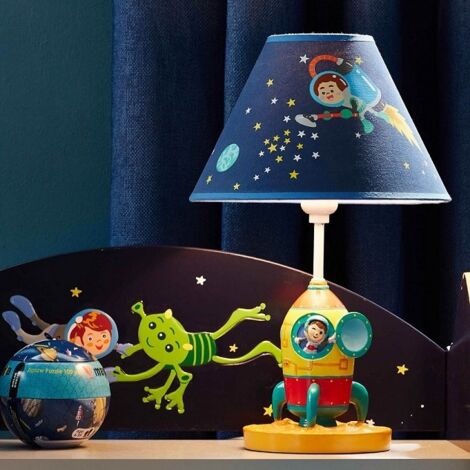 Lampe enfant Outer Space chevet bureau veilleuse chambre bébé garçon TD-12335AE