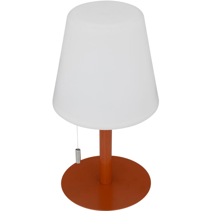 Atmosphera - Lampe à poser extérieure Ambre 16x34 cm