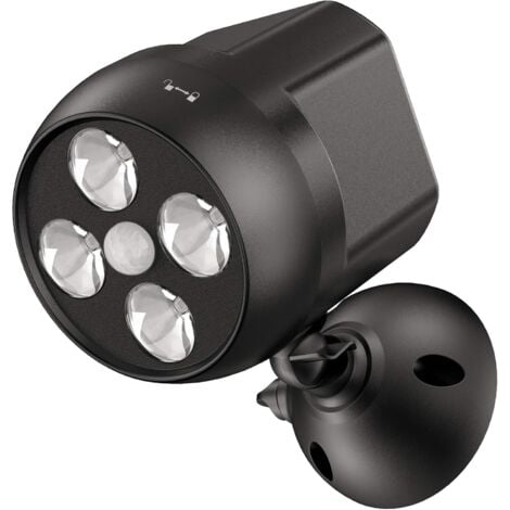 BEIJIYI Lampe extérieure avec capteur de mouvement Imperméable à l'eau, Projecteur led avec capteur sans fil, Lumière extérieure de Sécurité