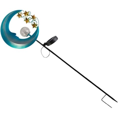 Lampe Extérieure Solaire Encastrée Lampe De Pelouse Forme De Lune Led