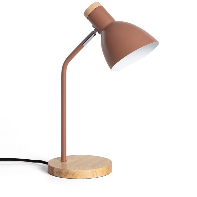 Ledkia - Lampe de Bureau Flex Métal Luxo Brun