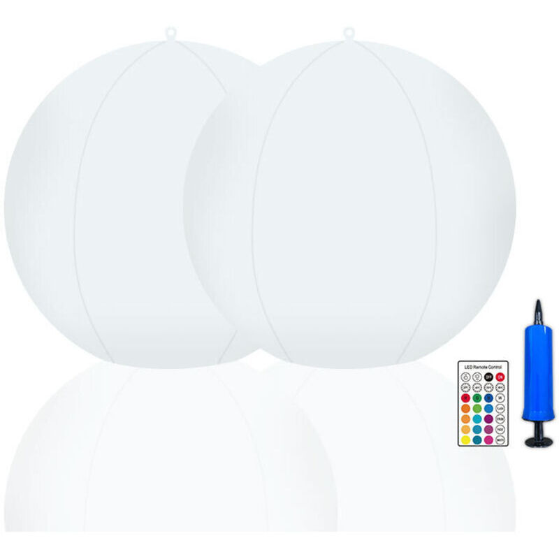 Lampe Flottante Piscine Solaire, Boule Lumineuse LED Piscine à Couleurs Changeantes, Lumière Flottante Piscine Étanche, Ø35cm Boule Lumineuse