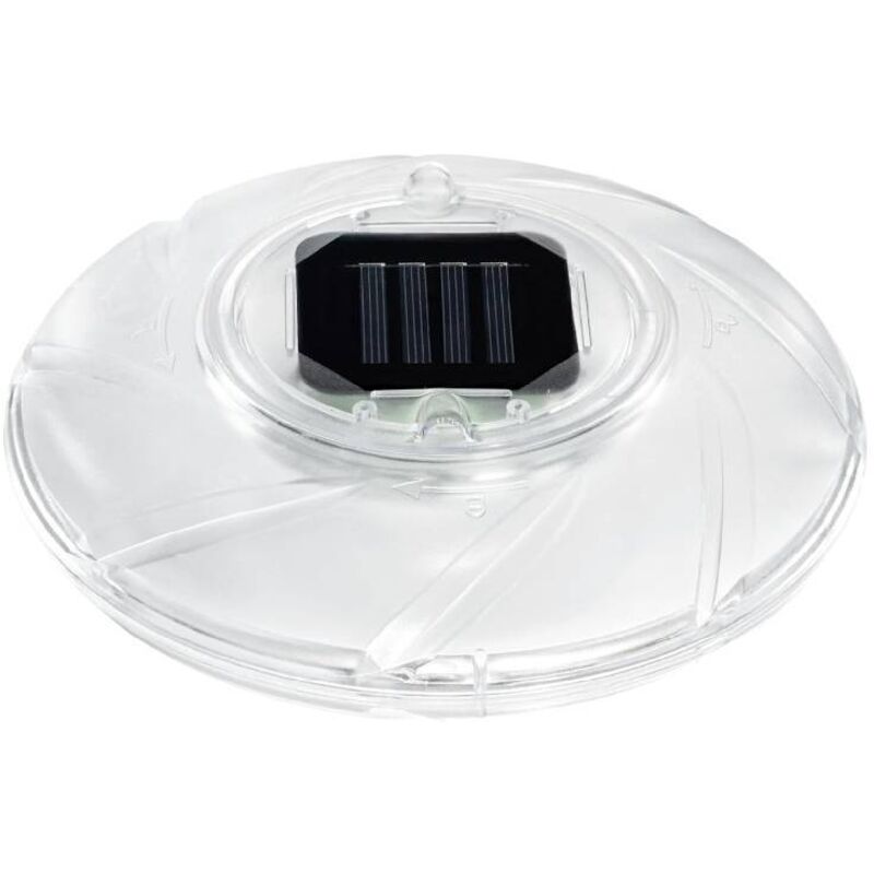 Lampe flottante solaire pour piscine, panneau solaire intégré pour charge automatique, lumière LED économe en énergie, idéale pour éclairage