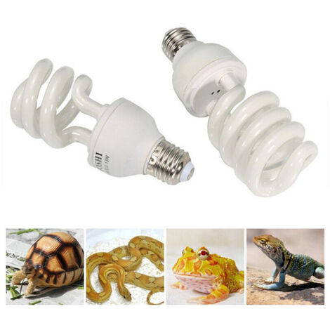Lampe Fluorescente Uvb 10.0 Lampe Solaire Habitat Reptiles Extremement Lumineuse