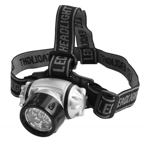 Lampe frontale 7 LED blanches