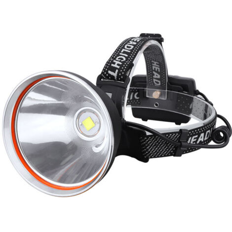 Lampe frontale à forte lumière chargeant la lampe de mineur extérieure de pêche à longue portée P50 super lumineuse montée sur la tête