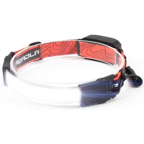 Lampe Frontale LED Rechargeable 8000 Lumens - Portée 800 M, Capteur De Mouvement, Autonomie 10 H, Modes Réglables | Parfaite Randonnée, Vélo, Pêche Et Urgences