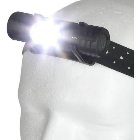 Lampe frontale à LED rechargeable 1200 lumen