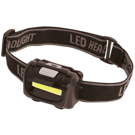 Lampe frontale COB 3 - 4 positions