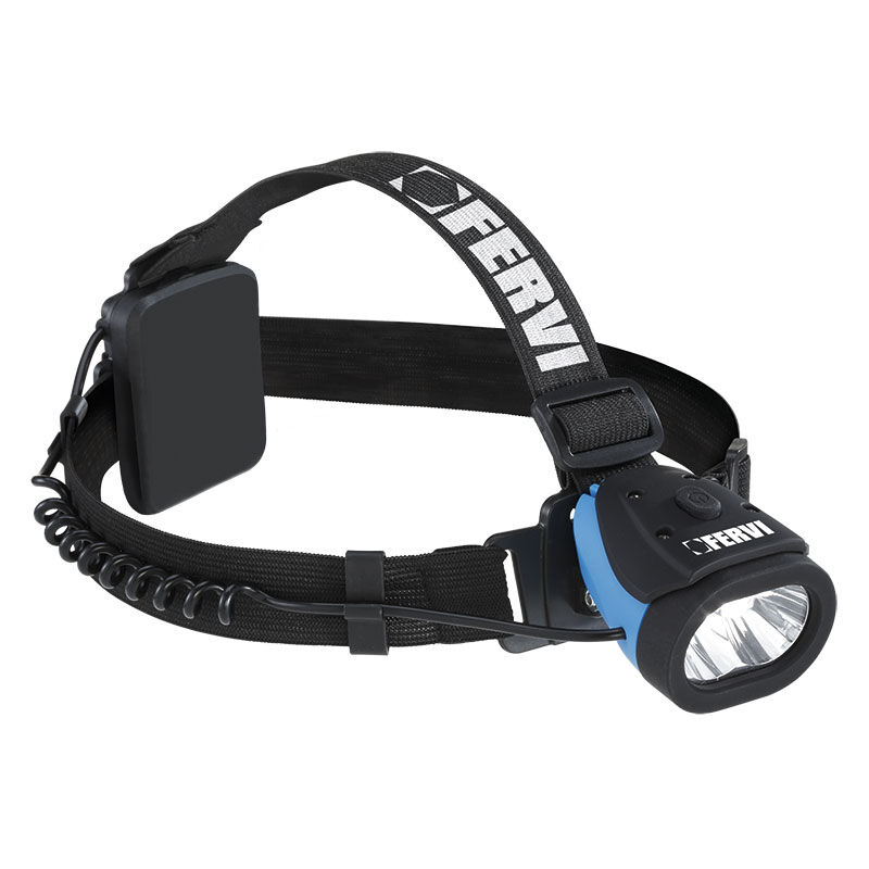 Fervi - lampe frontale elastique led casque 80lm 0493/1