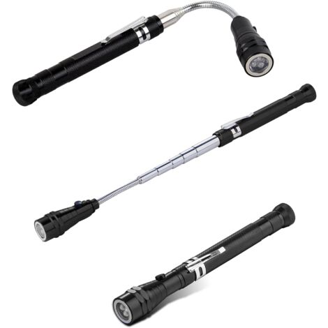Lampe frontale FISHTEC Télescopique  Tête Flexible et Orientable 360°