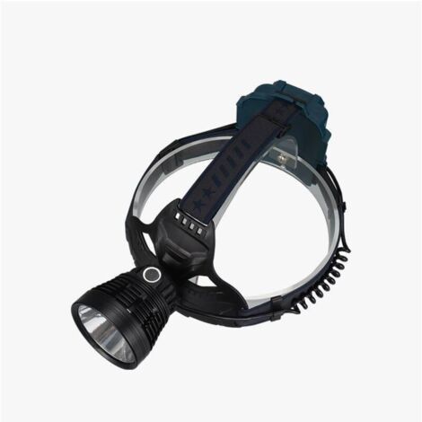Lampe frontale Lampe frontale rechargeable LED pour adultes, 90 000 lumens super lumineuse lampe frontale réglable à 90° 4 modes IPX5 étanche USB lampe frontale rechargeable pour camping course chasse