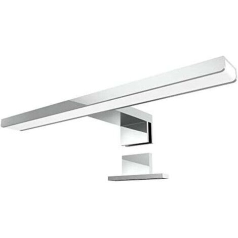 Lampe frontale LED à pince  longue, étanche et antibuée, en aluminium, pour salle de bain, toilettes, coiffeuse, miroir, armoire, applique murale