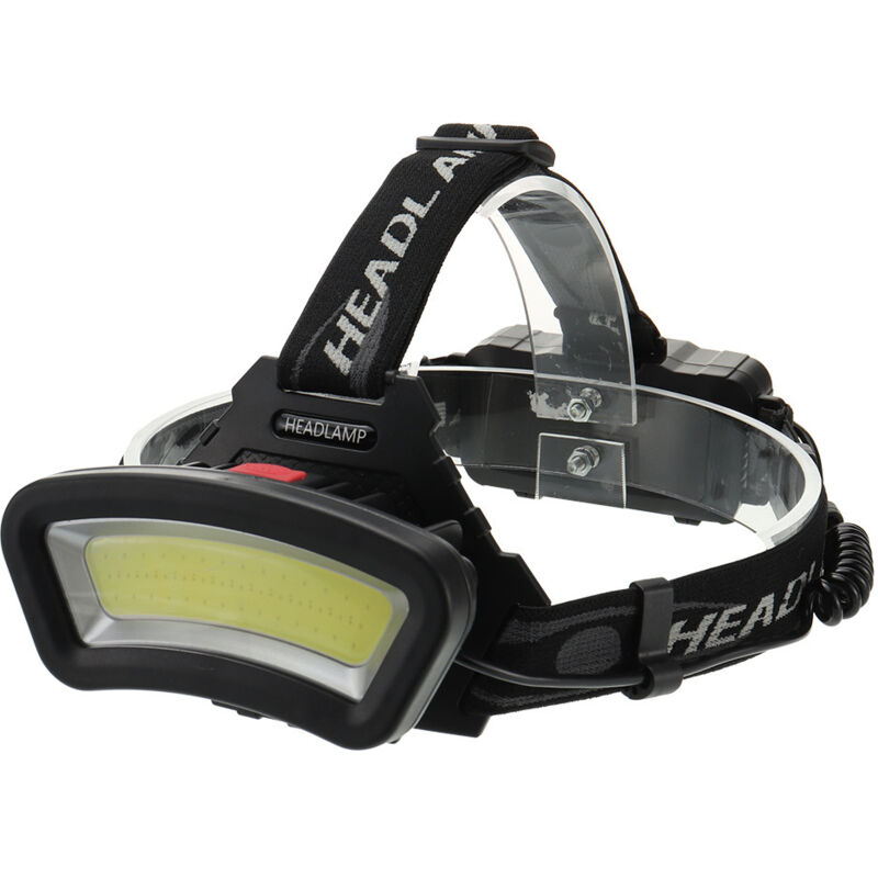Lampe Frontale LED COB, USB Rechargeable étanche Phare 2000 lumens, avec lumière rouge, Lampe de travail pour casque, Entretien et construction de