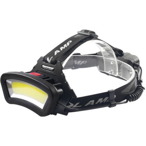 Lampe Frontale LED COB, USB Rechargeable étanche Phare , avec lumière rouge, Lampe de travail pour casque, Entretien et construction de voiture, durée fonctionnement