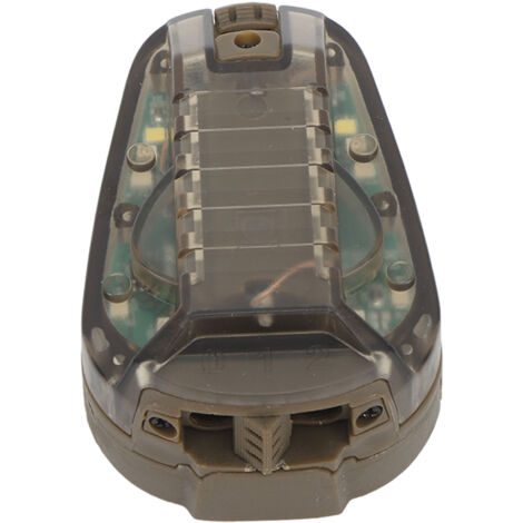 Lampe frontale LED étanche pour casque militaire, lampe de survie à piles pour activités extérieures, éclairage vert base sol.