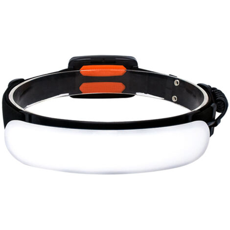 Lampe frontale LED rechargeable 1 500 lumens, faisceau 230°, 3 modes, étanchéité IPX6 - Convient pour le camping, la course, la pêche