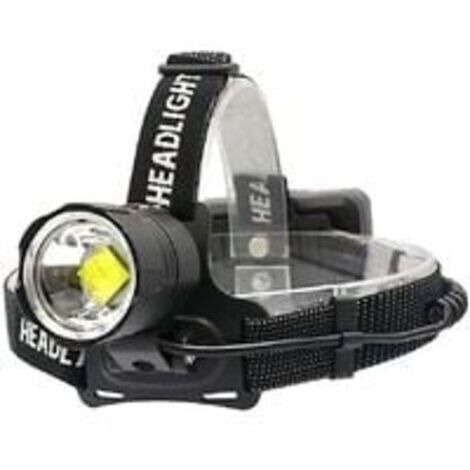 Lampe Frontale LED Rechargeable 10000 Lumens XHP70.2 Lampes Frontales Puissante Phare de Travail Haute Puissance Phare Zoomable pour la Pêche Spéléo Chasse