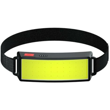 Lampe frontale LED rechargeable - Ultra lumineuse et légère - 500 lumens - 3 modes d'éclairage - Lampe frontale USB réglable pour le camping, la randonnée et la pêche