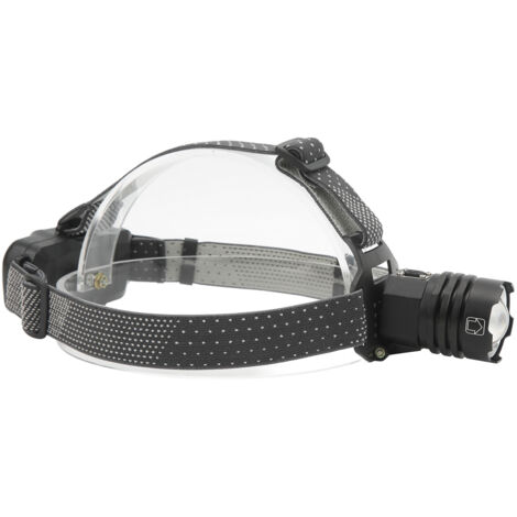 Lampe frontale LED XHP160 rechargeable, zoom ajustable pour randonnée, camping et activités extérieures