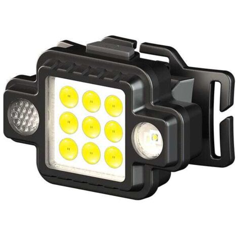 Lampe frontale magnétique Ultra légère USB lampe frontale COB rouge et bleue lampe frontale extérieure lampe de travail lampe de poche