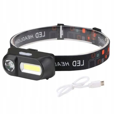 lampe frontale militaire tactique pour forêt, montagne, légère, puissante, lampe frontale à LED