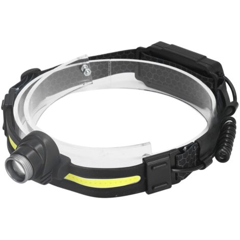 Lampe frontale multifonctionnelle COB à LED, mini lampe frontale à induction, étanche, lampe torche de camping pour activités de plein air