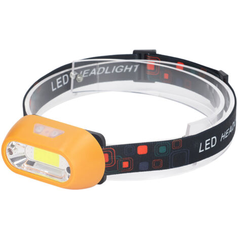 Lampe frontale puissante 300lm rechargeable USB, lumière rouge et aimant pour running et randonnée