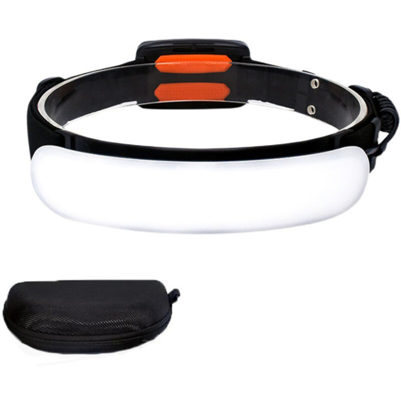 Csparkv - 5 Modes Lampe Frontale Rechargeable 3000 Lumen Lampe Frontale Grand Angle 220 Degrés avec, Torche Frontale Étanche 5000mAh pour Camping,