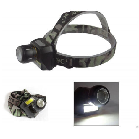 Lampe Frontale Rechargeable à 2 Led Cree Cob Bl-6916a