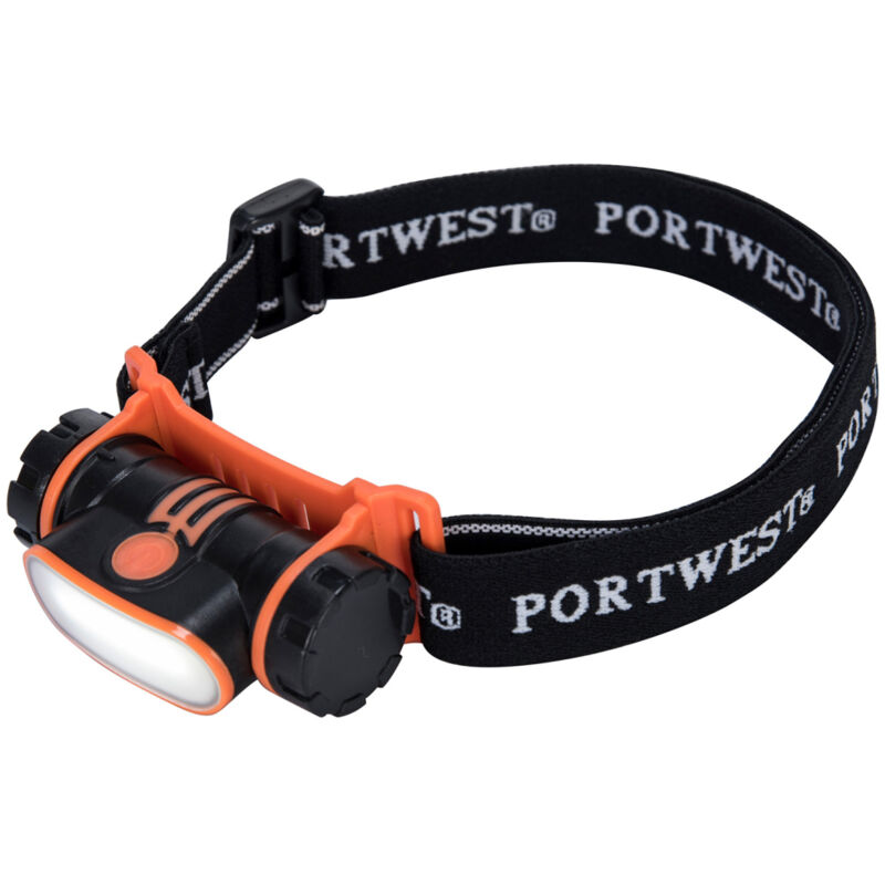Wiederaufladbare Usb-stirnlampe - Schwarz - Portwest