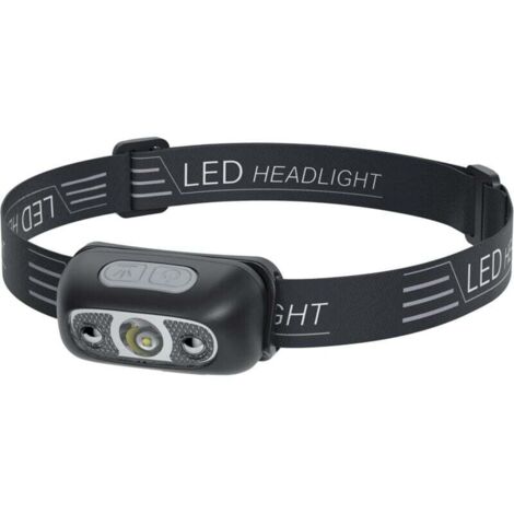 Lampe Frontale Rechargeable USB Capteur LED IPX4 120 Lumen Léger