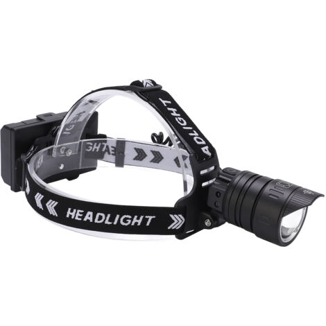 Lampe frontale rechargeable USB, détecteur de mouvement, puissante pour randonnée, camping et activités extérieures