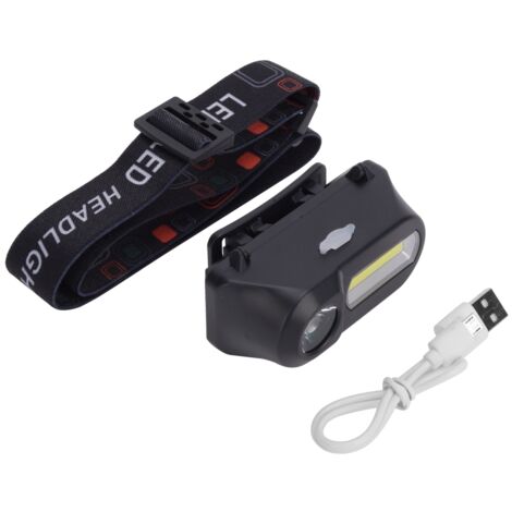 Lampe frontale rechargeable USB multifonction pour camping, pêche et cyclisme