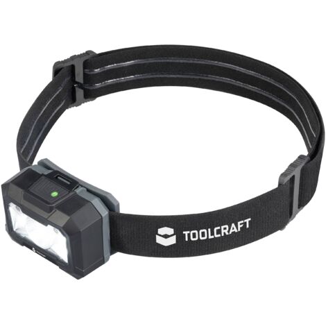 Lampe frontale TOOLCRAFT TO-9664731 batteries Li-ions 400 lm 30 h TO-9664731 A593443