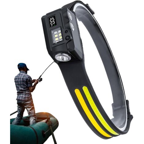 Lampe Frontale Torche,300 Lumen Magnétique Capteur de